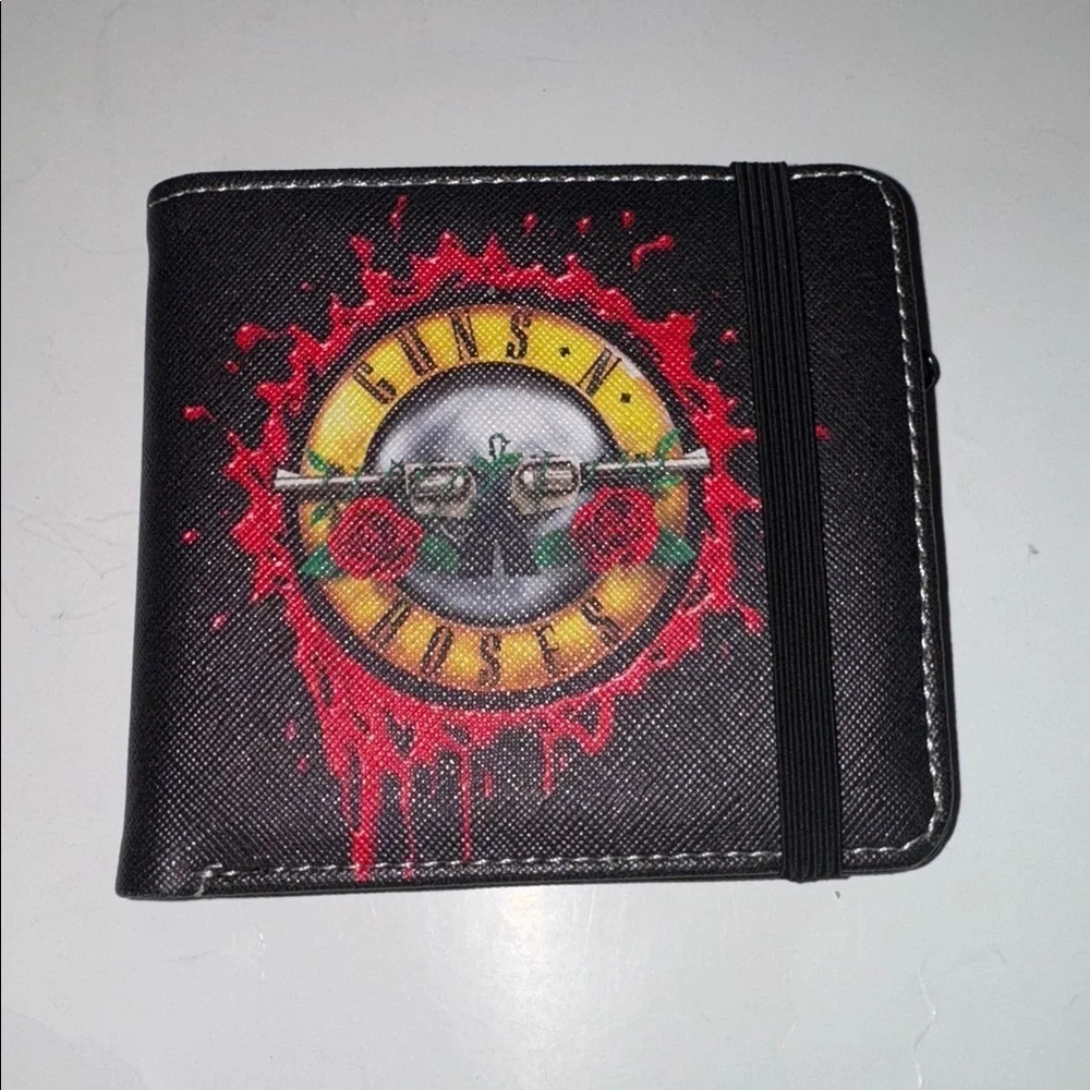 Guns N’ Roses Rock Band Wallet/New